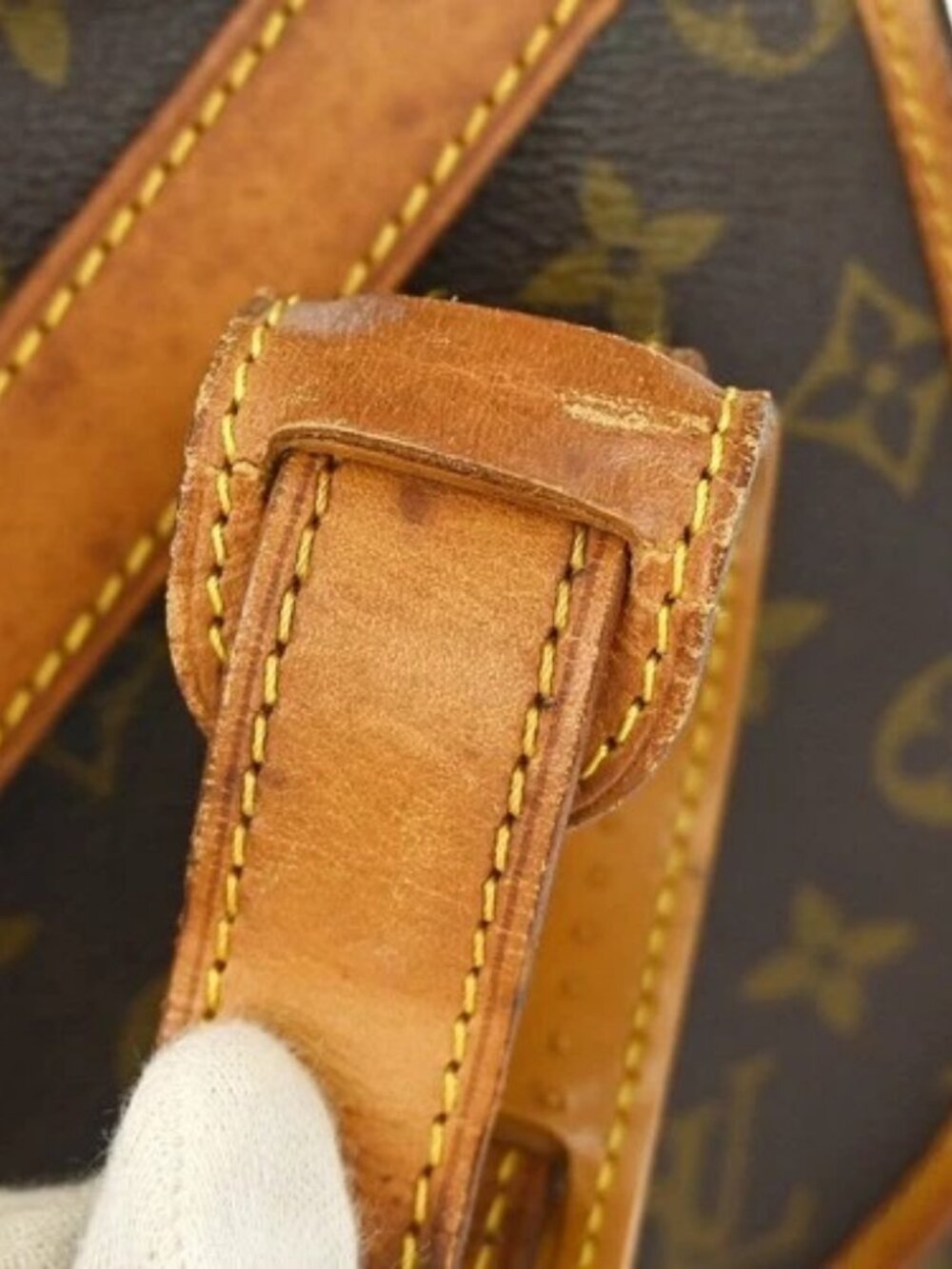 BUYIT02 LOUIS VUITTON SAUMUR 35 MESSENGER SHOULDER BAG M42254 884VI YQ06567 - Picture 7 of 13